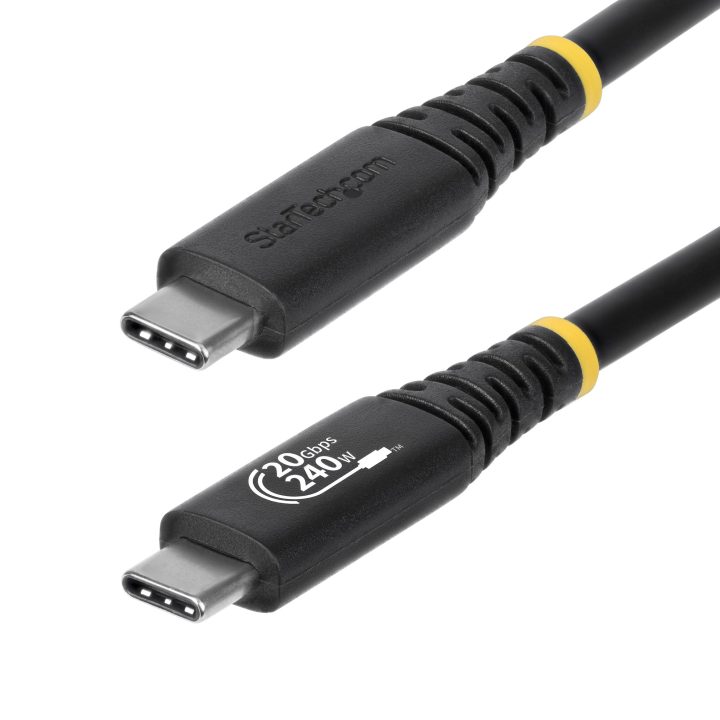 StarTech.com Cabo USB4 2m - Cabo USB-C Certificado USB-IF - 20Gbps -…