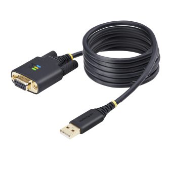 StarTech.com 2m USB to Serial Null Modem Adapter Cable - FTDI RS232 -…