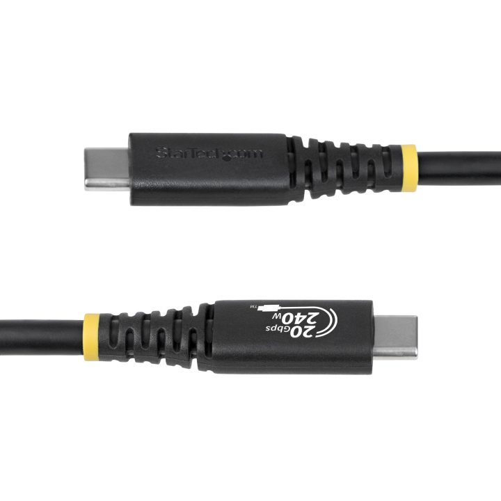 StarTech.com USB4 Cable 2m - USB-IF Certified USB-C Cable - 20Gbps -…
