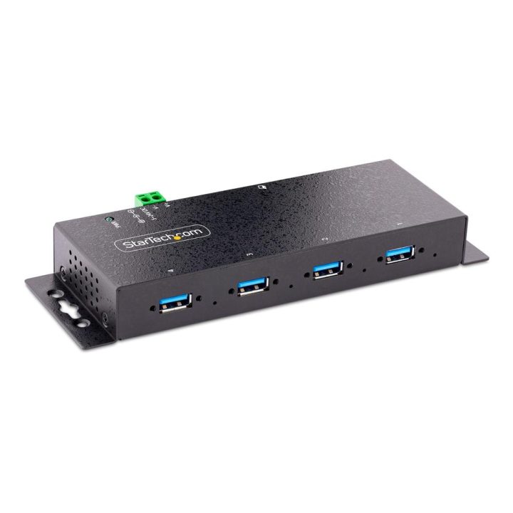 StarTech.com Hub Industrial USB 3.0 de 5Gbps de 4 Puertos -…