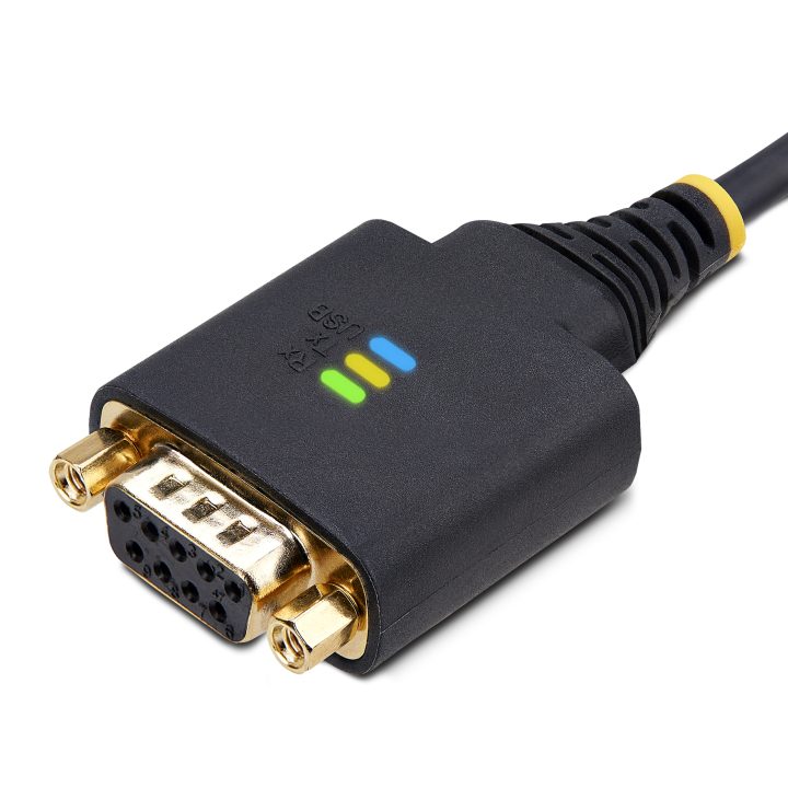 StarTech.com 2m USB to Serial Null Modem Adapter Cable - FTDI RS232 -…