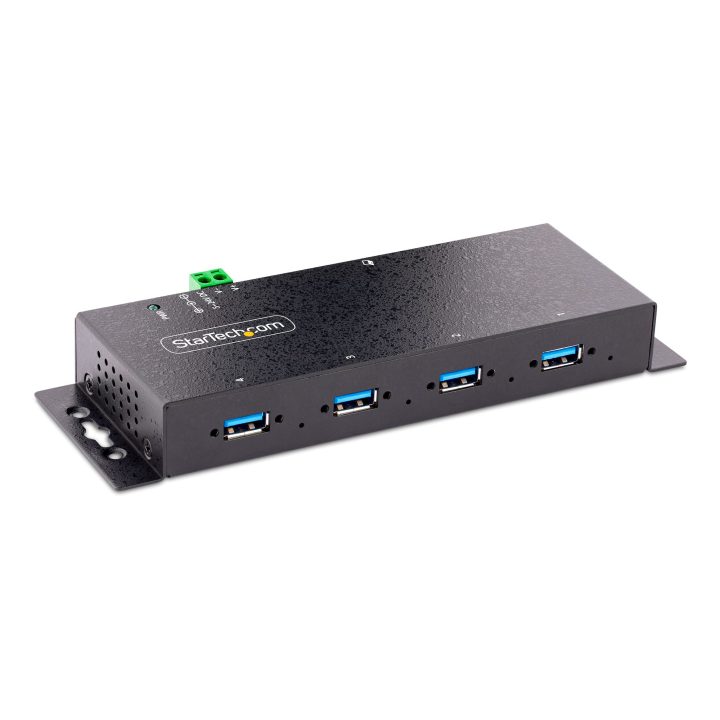 StarTech.com Hub Industrial USB 3.0 de 5Gbps de 4 Portas -…