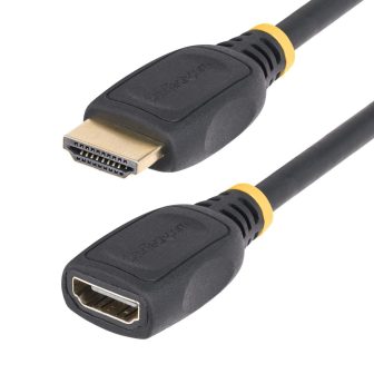 StarTech.com 18in (0.5m) HDMI 2.0 Extension Cable - High Speed Port…