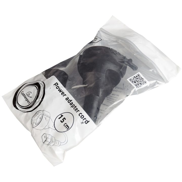 Gembird PC-SFC14M-01 cabo de alimentação Preto 0,15 m acoplador C14