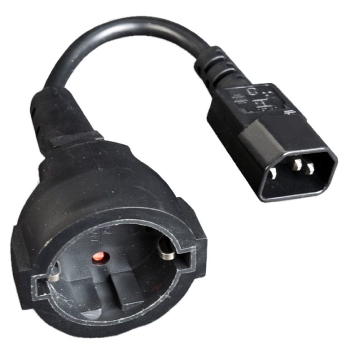 Gembird PC-SFC14M-01 cable de transmisión Negro 0,15 m C14 acoplador
