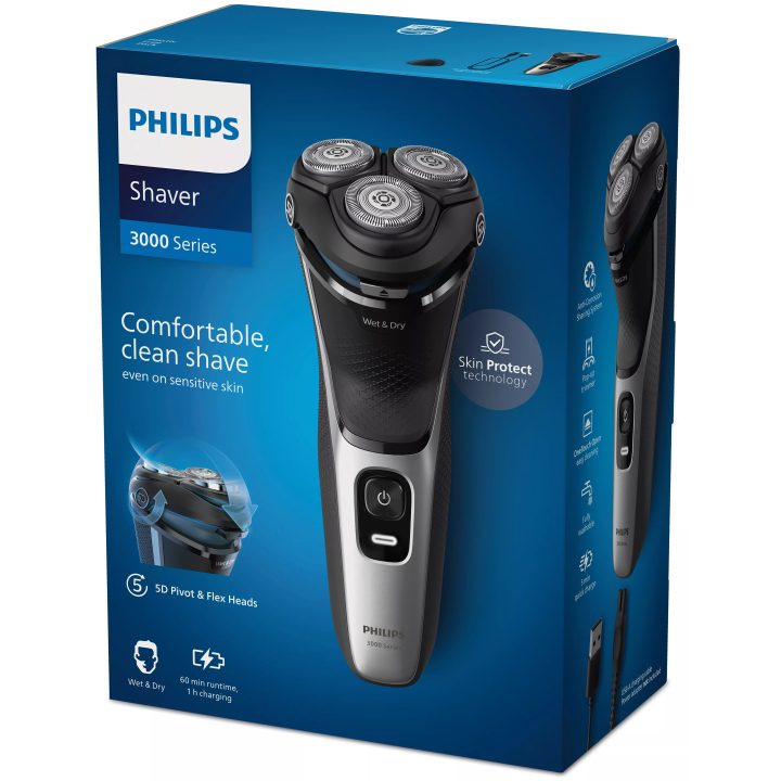 Philips 3000 series Shaver S3143/00 Aparato de barbear elétrico a…