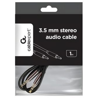 Gembird CCAP-444-1M cable de audio 3,5mm Negro