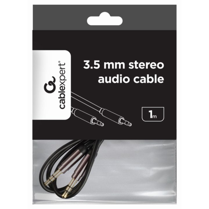 Gembird CCAP-444-1M 3.5mm Audio Cable Black