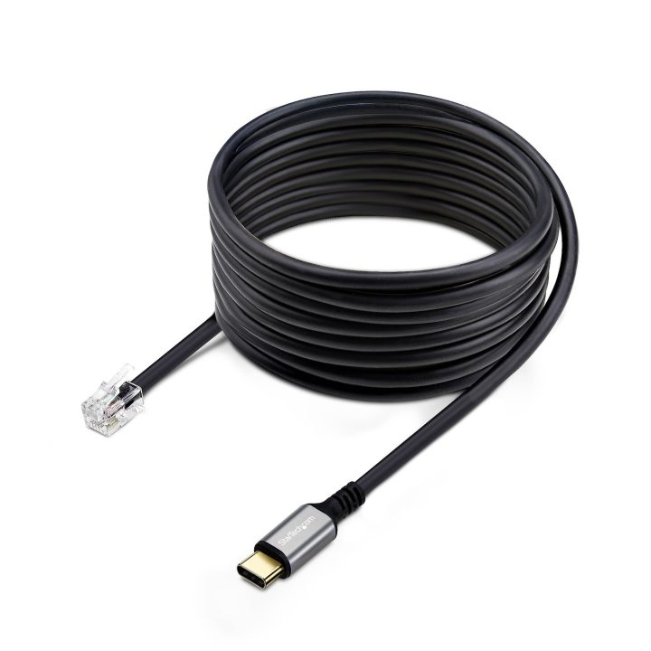 StarTech.com Adaptador USB-C para RJ9 para Auscultadores com…