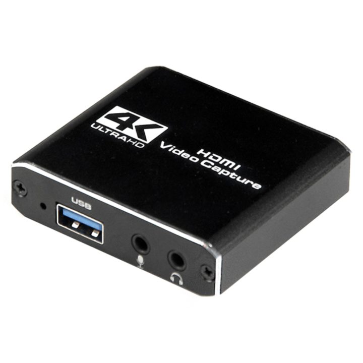 Gembird Capturador HDMI USB, 4K, passagem de sinal HDMI (UHG-4K2-01)
