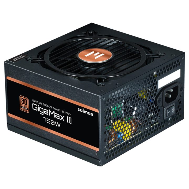Zalman GigaMax III Power Supply Unit 750 W ATX Black (ZM750-GV3…
