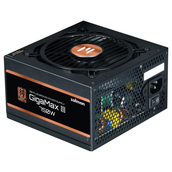 Zalman GigaMax III Power Supply Unit 750 W ATX Black (ZM750-GV3…