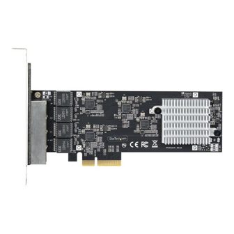 StarTech.com Placa de Rede PCI Express Ethernet de 4 Portas NBASE-T…