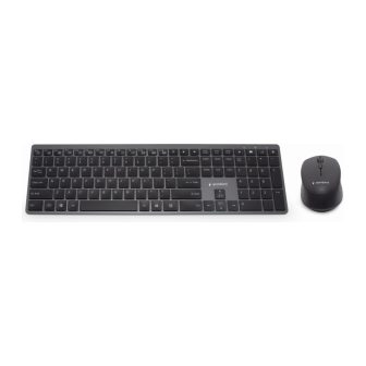 Gembird KBS-ECLIPSE-M500-PT Keyboard Mouse Included Universal RF…