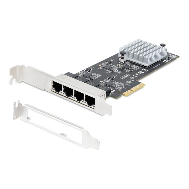 StarTech.com Placa de Rede PCI Express Ethernet de 4 Portas NBASE-T…