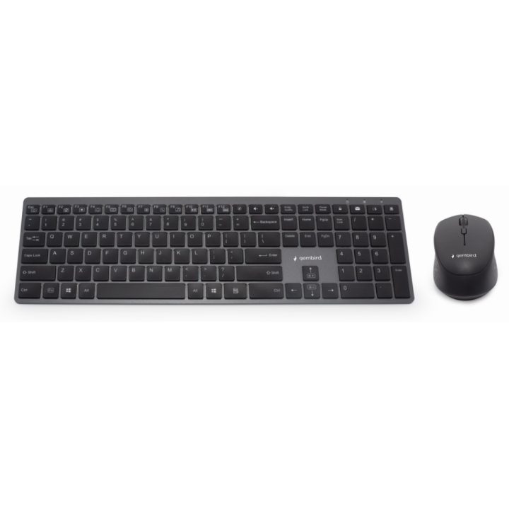 Gembird KBS-ECLIPSE-M500-PT Keyboard Mouse Included Universal RF…