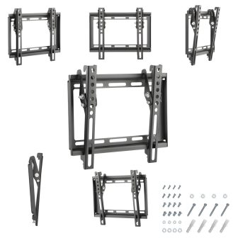 Gembird WM-42T-04 soporte para TV 42" Negro