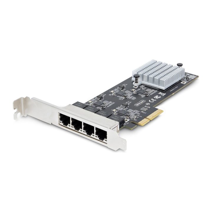 StarTech.com Placa de Rede PCI Express Ethernet de 4 Portas NBASE-T…