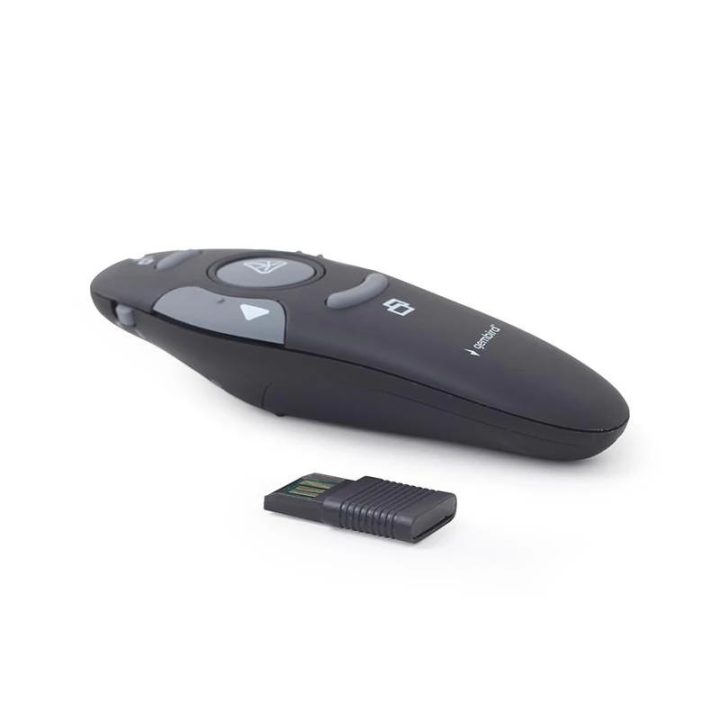 Apresentador sem fios a laser Gembird com adaptador USB (WP-L-11)