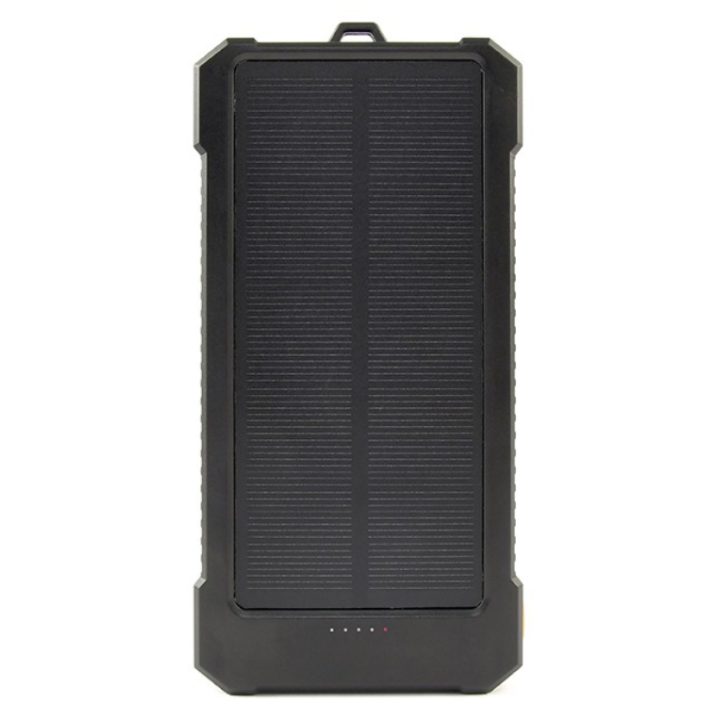 Gembird PB10-SOLAR-1 batería externa Polímero de litio 10000 mAh Negro