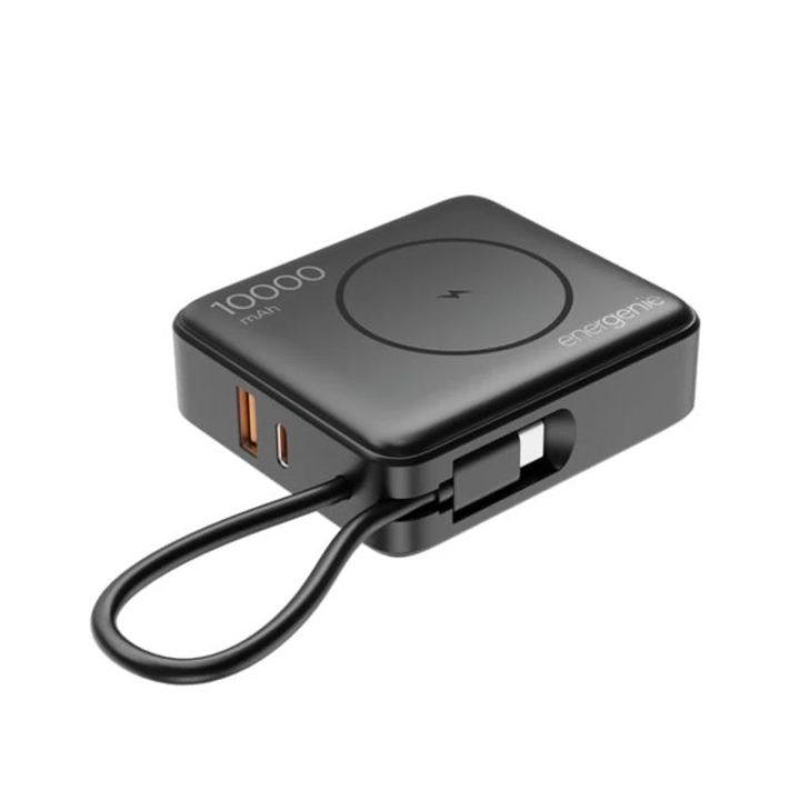 Gembird Powerbank inalámbrico 10000 mAh Negro (PB10-WPC15-LCD-01)