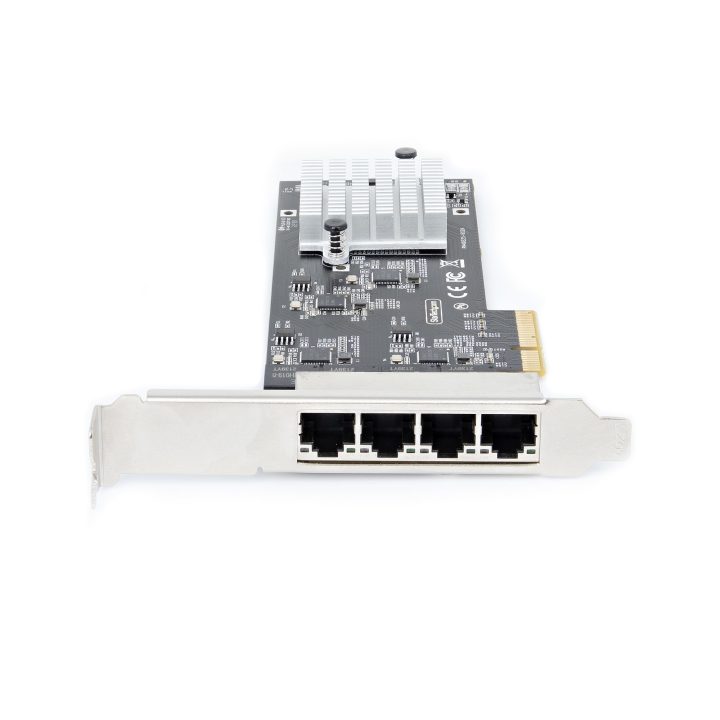 StarTech.com Placa de Rede PCI Express Ethernet de 4 Portas NBASE-T…
