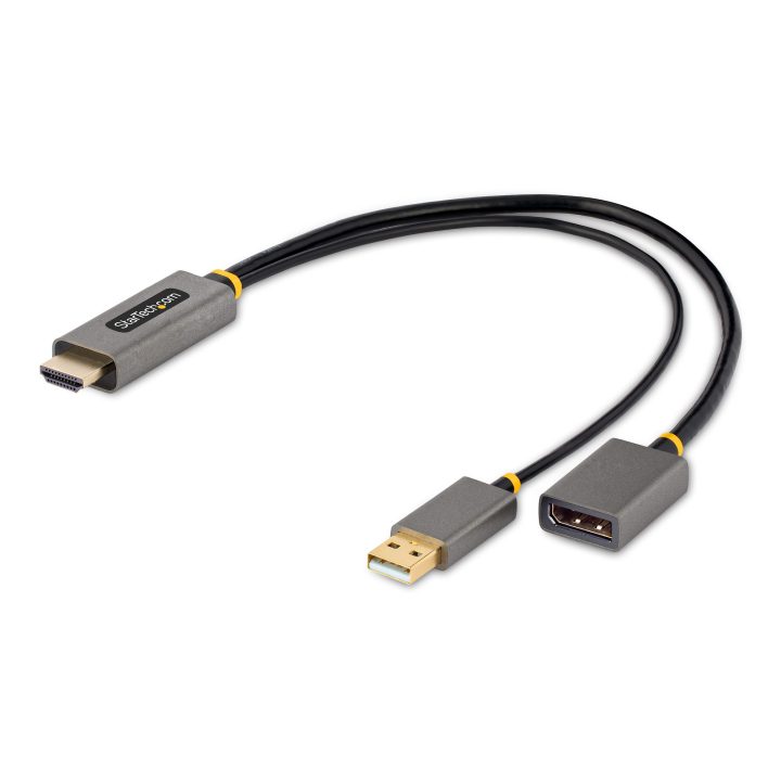 StarTech.com Cabo 30cm Adaptador HDMI a DisplayPort - Ativo - 4K 60Hz…