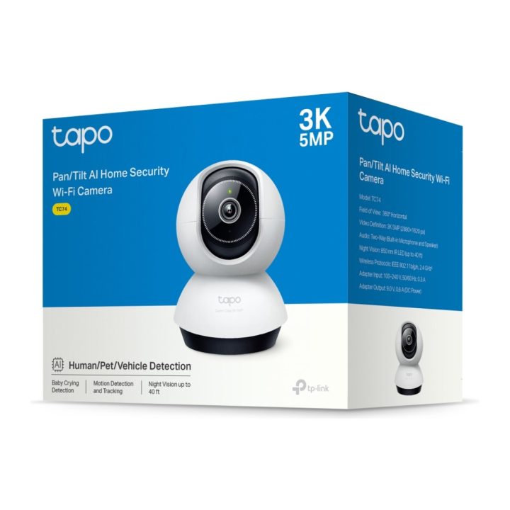 TP-Link Tapo TC74 câmara de vigilância Lâmpada Câmara de segurança IP…