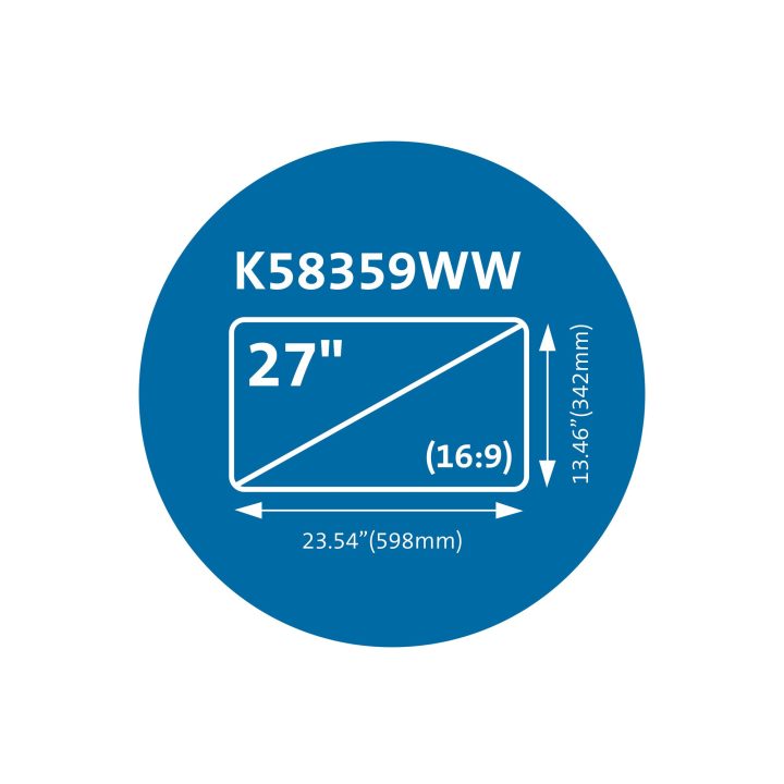 Kensington MagPro Magnetic Privacy Filter for 27" (16:9) Monitors