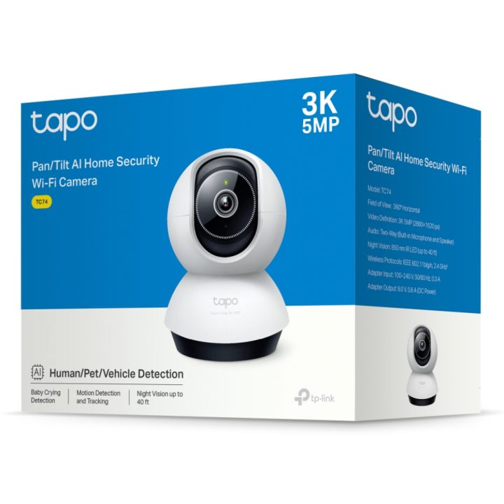 TP-Link Tapo TC74 Security Camera Bulb Camera Indoor IP Security…