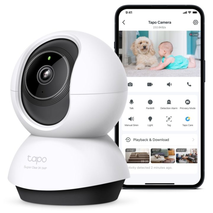 TP-Link Tapo TC74 Security Camera Bulb Camera Indoor IP Security…