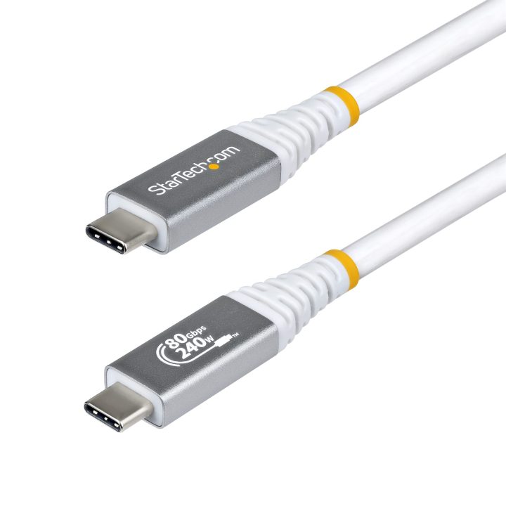 StarTech.com Cable USB4 1,5m - Cable USB-C Certificado USB-IF -…