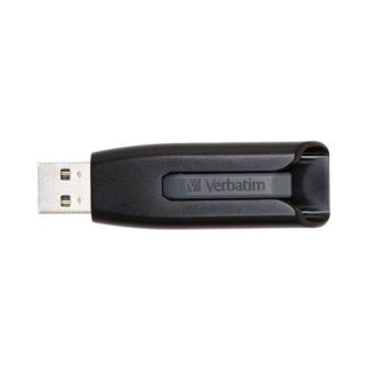 Memória USB 3.0 Verbatim v3 256GB preta (49168)