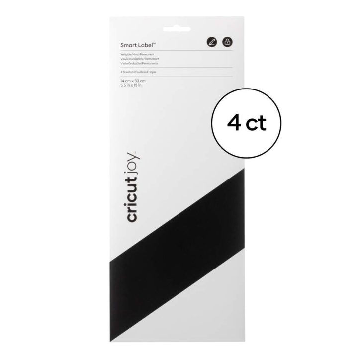 Cricut Smart Label etiqueta autocolante Permanente Preto 4 peça(s)…