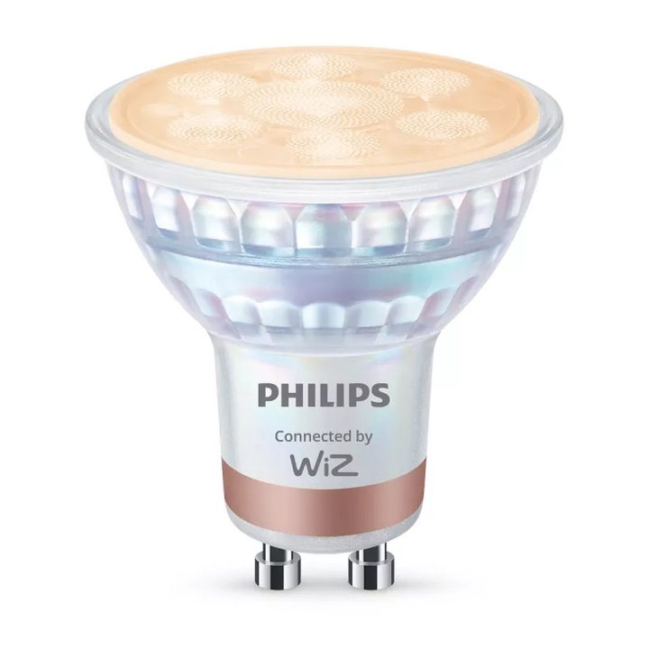 Philips Bombilla LED intelig. GU10 Cristal, 345 lm, paq. 2 ud.