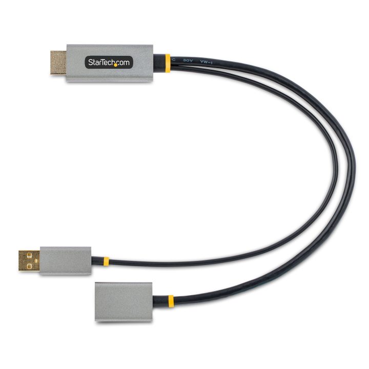 StarTech.com Cabo 30cm Adaptador HDMI a DisplayPort - Ativo - 4K 60Hz…