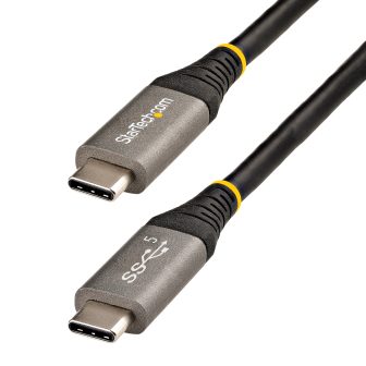StarTech.com 2m USB-C Cable 5Gbps - PD 100W 5A - DP Alt Mode 4K 60Hz…
