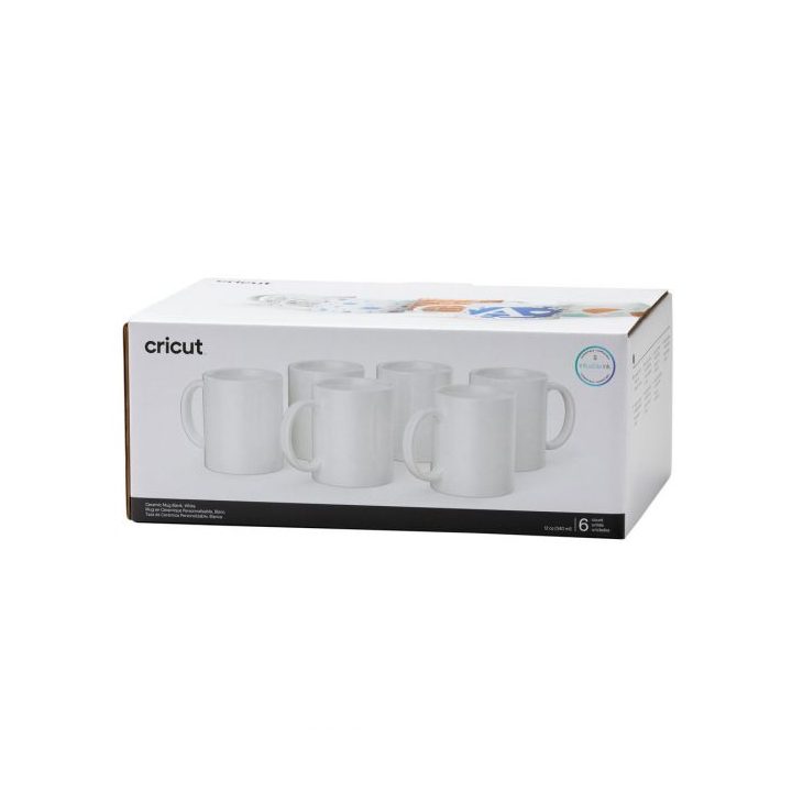 Cricut 2008942 Caneca Branca Universal 6 peça(s)