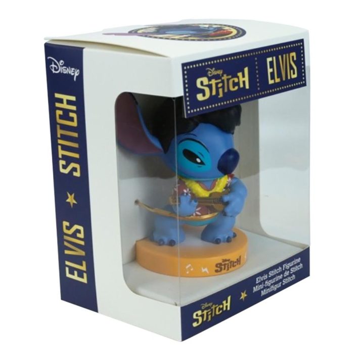 Figura Enesco Disney Stitch Elvis camisa havaiana (6016714)