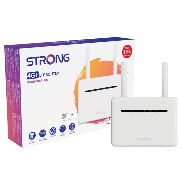 Strong 4G+ROUTER1200 telephony/gateway/modem router Mobile network…