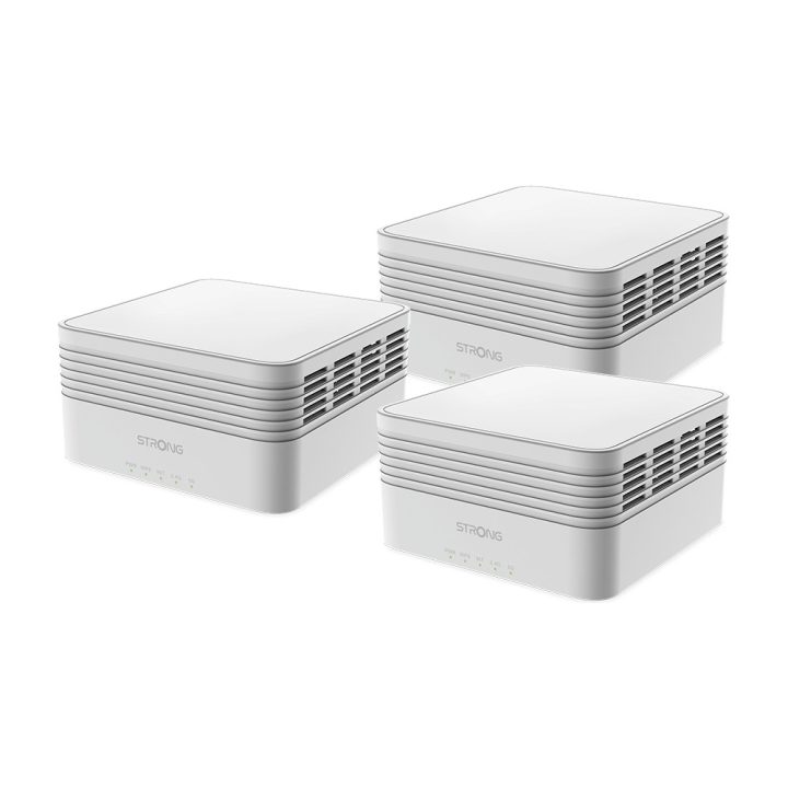 Sistema Wi-Fi Mesh Strong MESHTRIAX3000 (Wi-Fi em malha) Banda dupla…