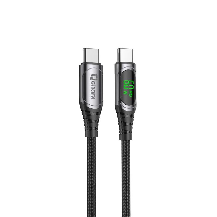 Qcharx International Cable Qcharx Ibiza USB-C to USB-C 3A 60W-1 m -…