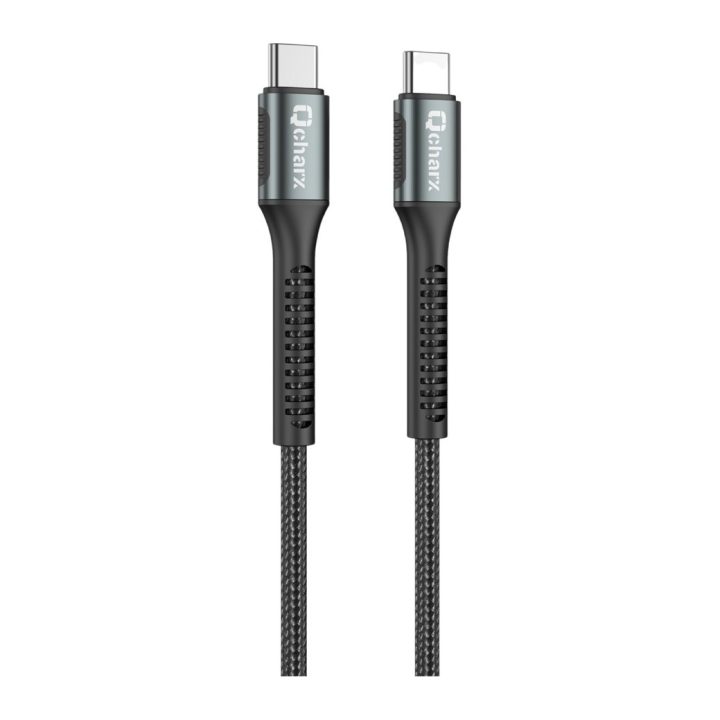 Qcharx International Cable Qcharx Prague USB-C to USB-C 3A 100W-1 m…