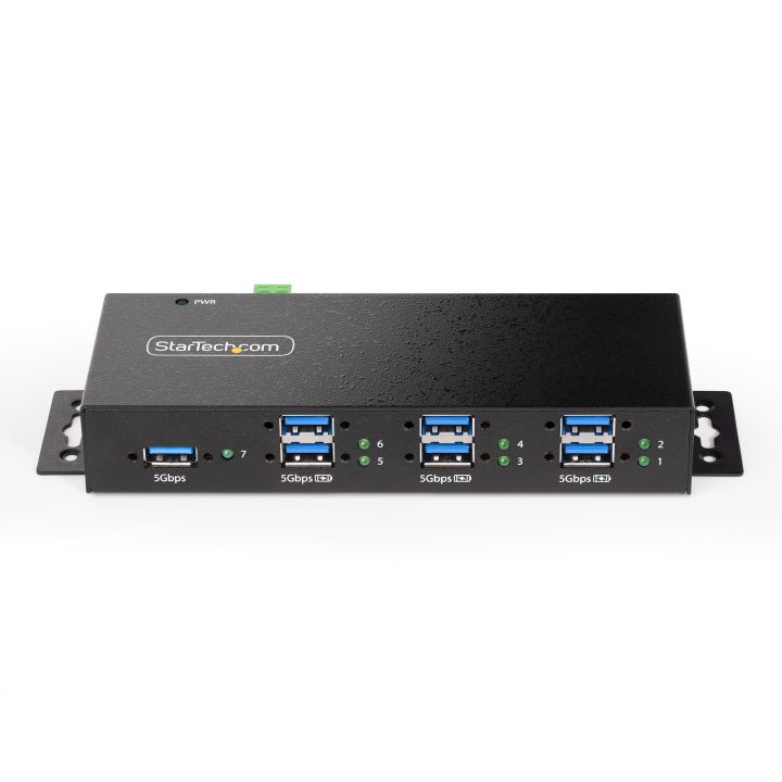 StarTech.com Hub USB Industrial de 7 Puertos Gestionado - Servicio…