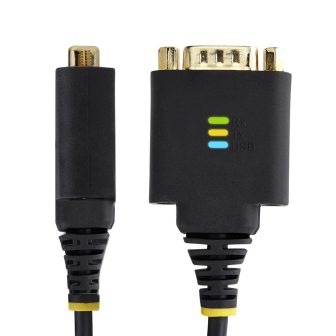 StarTech.com Cable Adaptador USB a Serie de 30cm - Retención COM -…