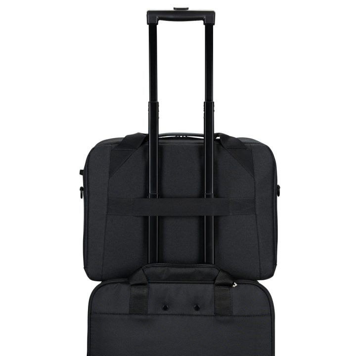 Targus EcoSmart 18" Briefcase, Black, Red