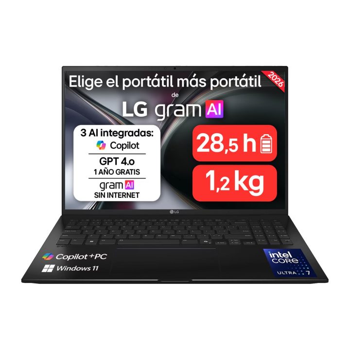 LG Gram Copilot+ PC Intel Core Ultra 7 32 GB 512 GB 16" Windows 11…