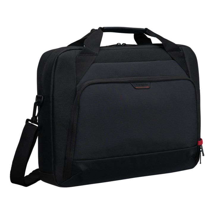 Targus EcoSmart 18" Briefcase, Black, Red