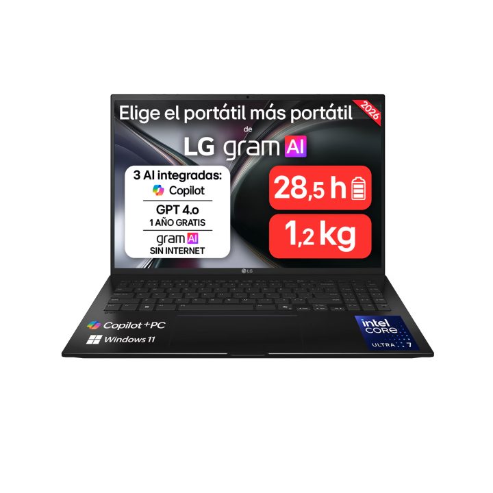 LG Gram Copilot+ PC Intel Core Ultra 7 32 GB 512 GB 16" Windows 11…