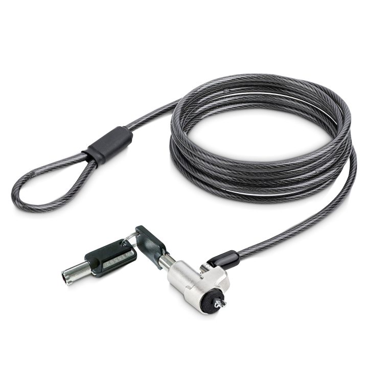 StarTech.com Steel Laptop Security Cable Compatible with Noble Wedge®…